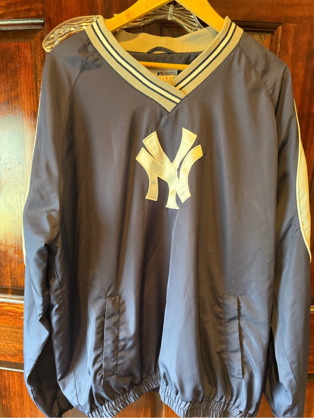 Genuine Merchandise Navy Pullover with Cream Trim